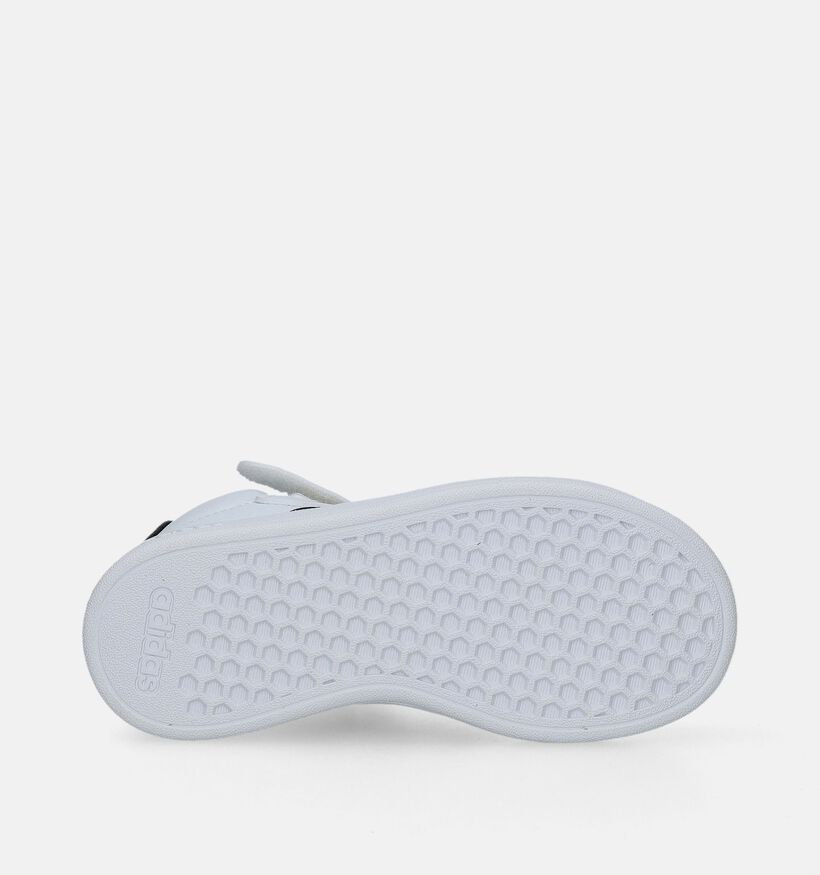 adidas Grand Court Mid K Witte Sneakers voor jongens, meisjes (343189)