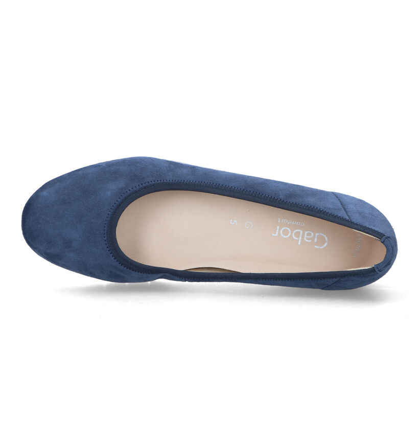 Gabor OptiFit Blauwe Ballerina's voor dames (323235) - geschikt voor steunzolen