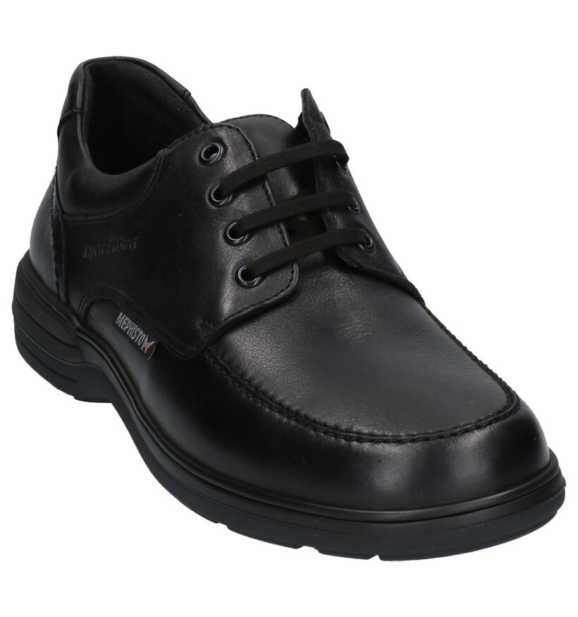 Mephisto Douk Riko Chaussures à lacets en Noir pour hommes (298246) - pour semelles orthopédiques