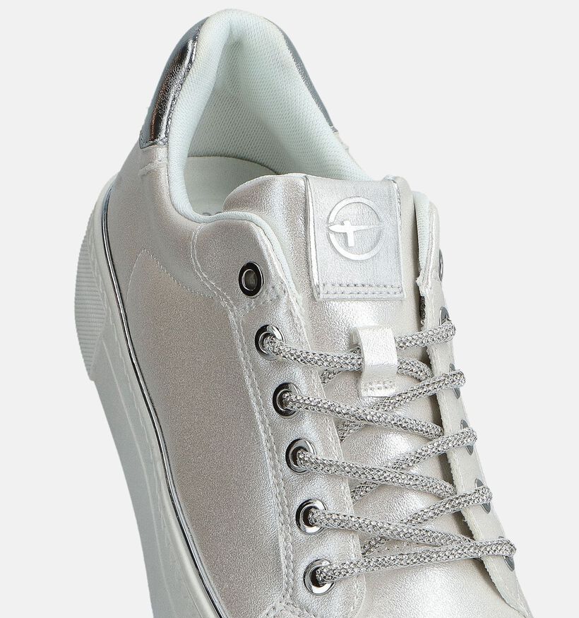 Tamaris Baskets habill&eacute;es en Argent pour femmes (368035) - pour semelles orthop&eacute;diques