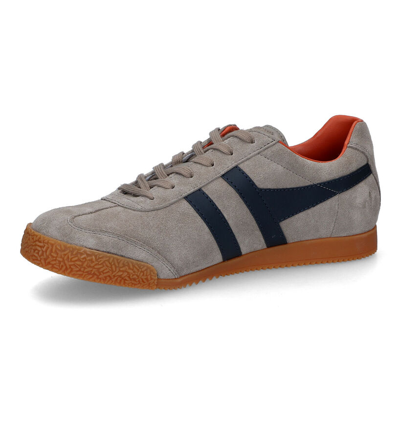 Gola Harrier Baskets en Bleu en daim (325099)