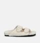 Colors of California Pantoufles ouvertes en Beige pour femmes (300190)