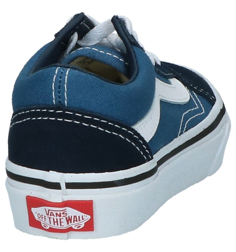 Lage Skate Sneakers Blauw Vans Old Skool, , pdp