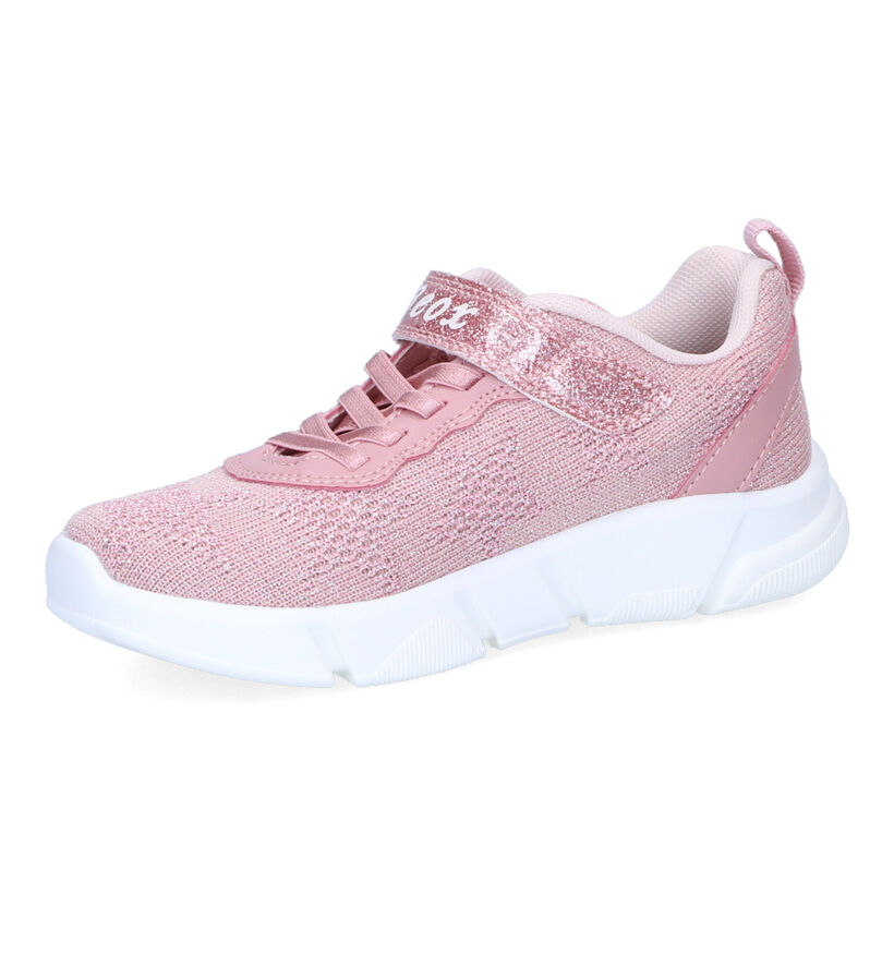 Geox Aril Baskets en Rose pour filles (302617) - pour semelles orthopédiques