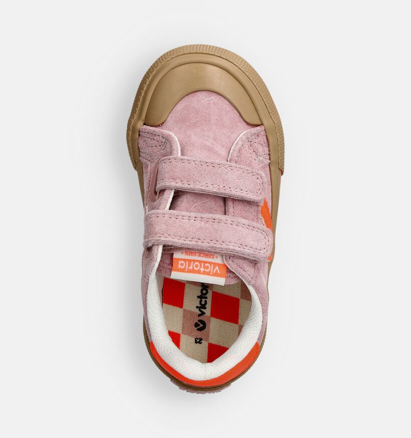 Victoria Tribu Roze Lage Sneakers voor meisjes (363049) - geschikt voor steunzolen