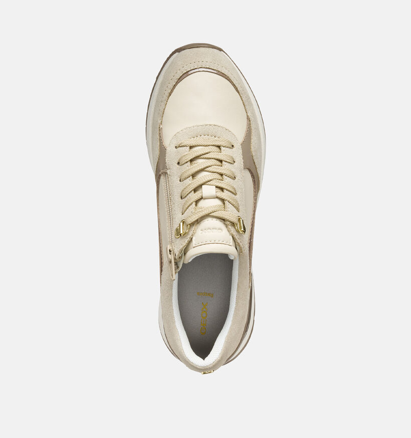 Geox Desya Baskets habillées en Beige pour femmes (360132) - pour semelles orthopédiques