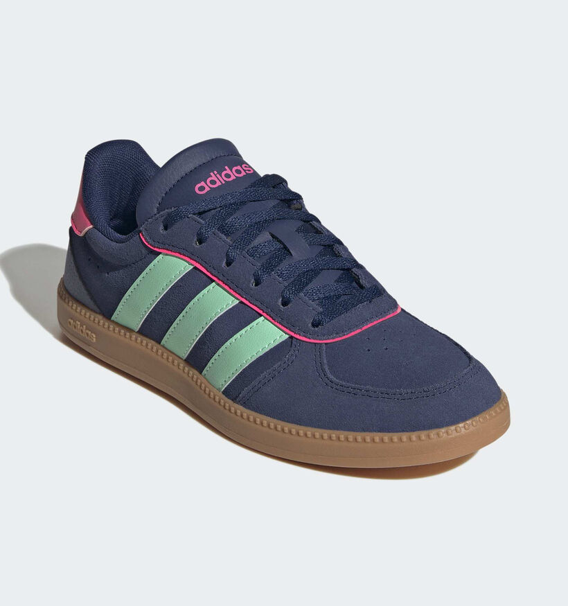 adidas Breaknet Sleek Donkerblauwe/Multi Sneakers voor meisjes (375466)