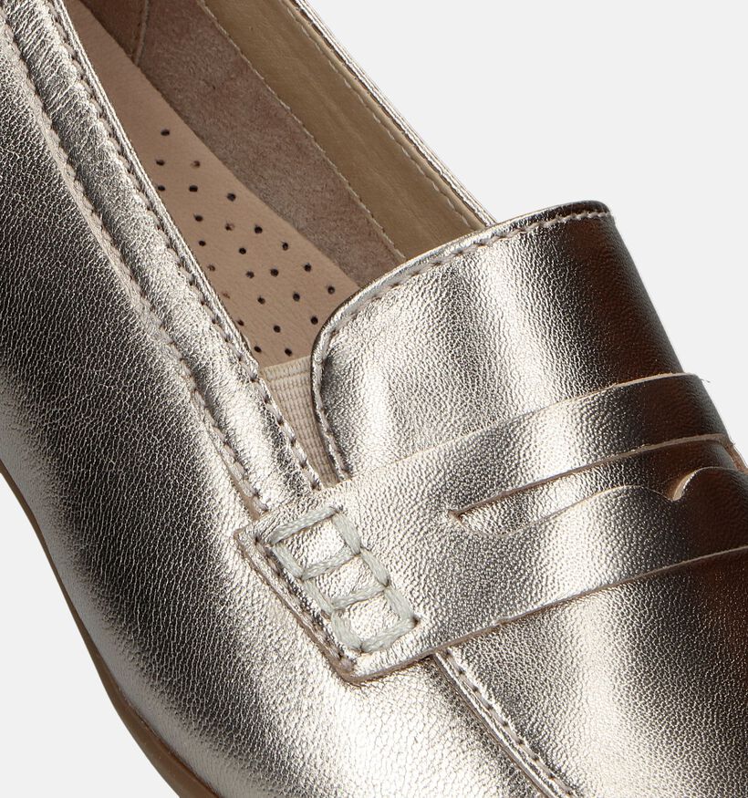 Tamaris Comfort Gouden Loafers voor dames (336038) - geschikt voor steunzolen