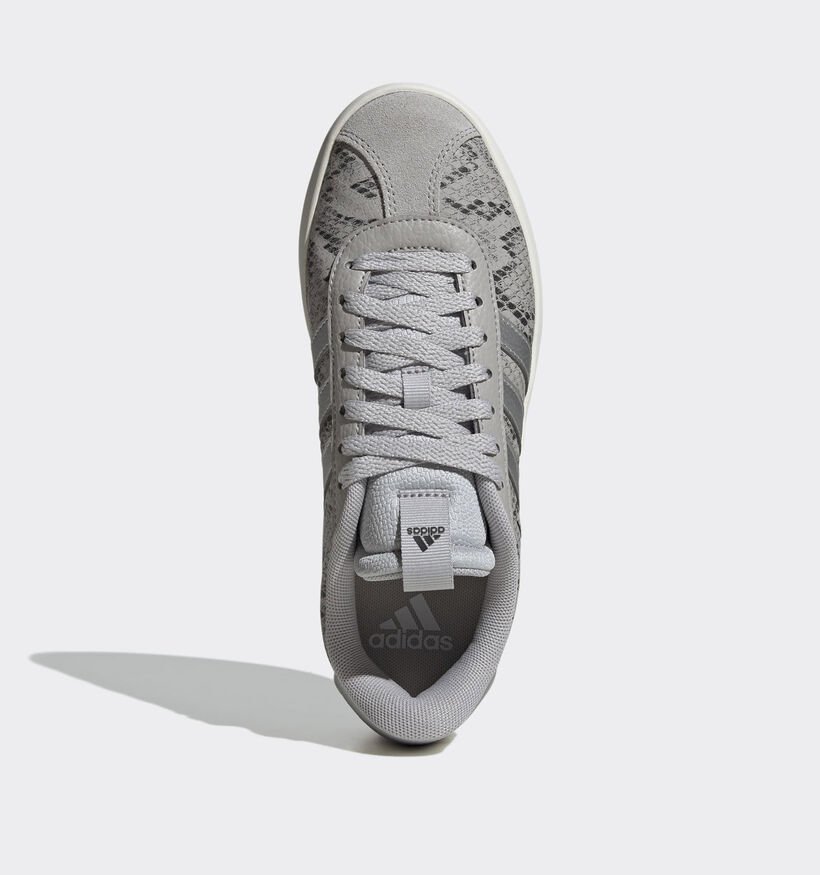 adidas VL Court 3.0 Grijze/Zilveren Sneakers voor dames (365423) - geschikt voor steunzolen