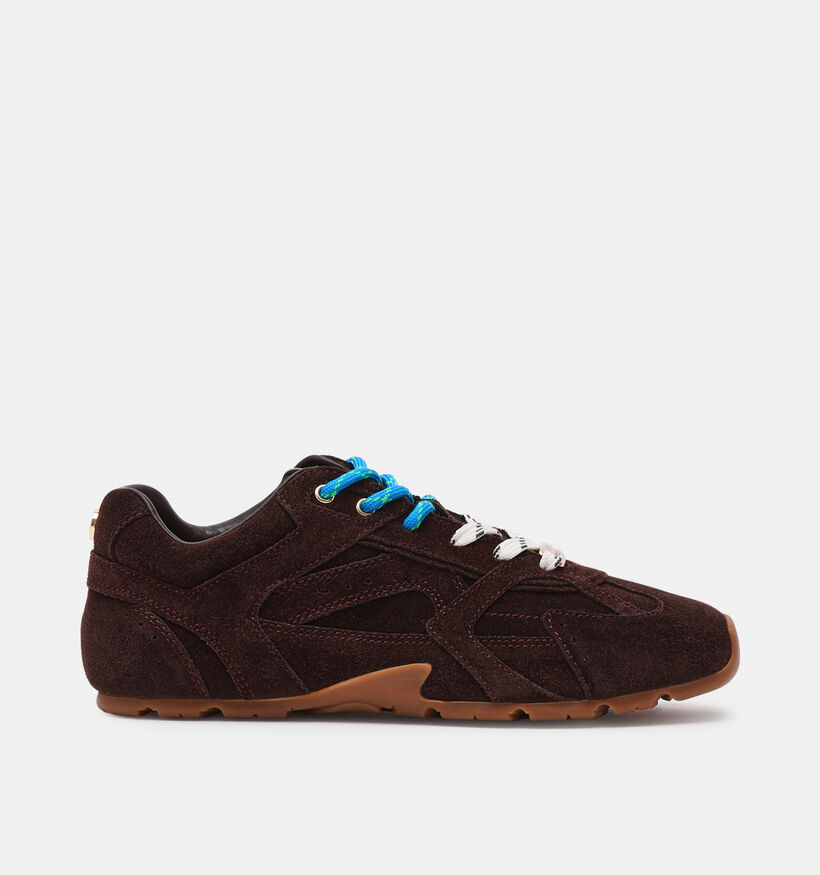 Steve Madden Asiel Donkerbruine Sneakers voor dames (378167)