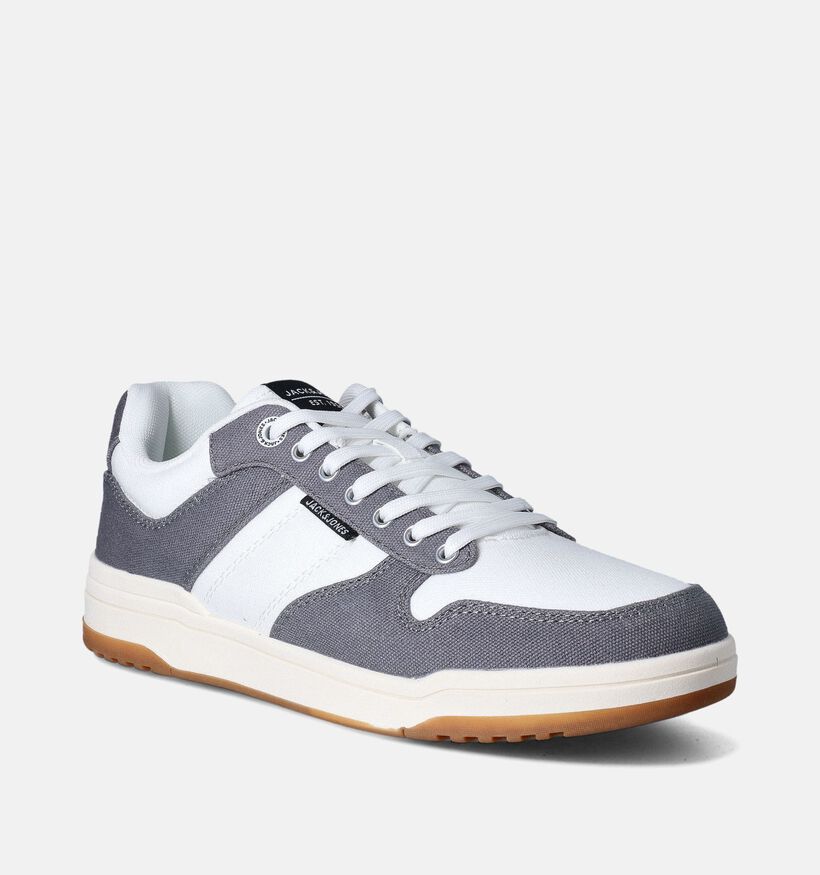 Jack & Jones Jammer Canvas Chaussures à lacets en Blanc pour hommes (352847)