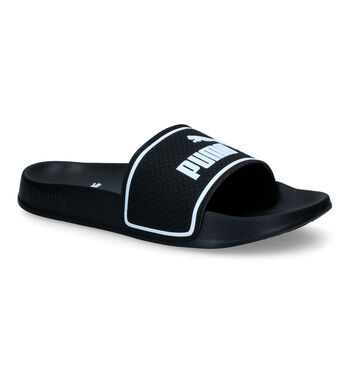 Badslippers zwart