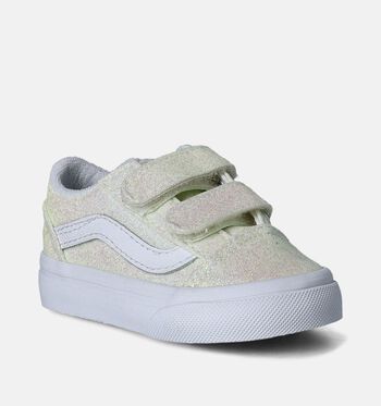 Vans Old Skool Chaussons bébé Glitter Pink/ White/Glitter Rose Gold