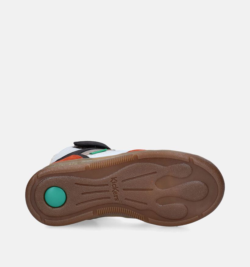 Kickers Kickado Witte Bottines voor jongens (345513) - geschikt voor steunzolen