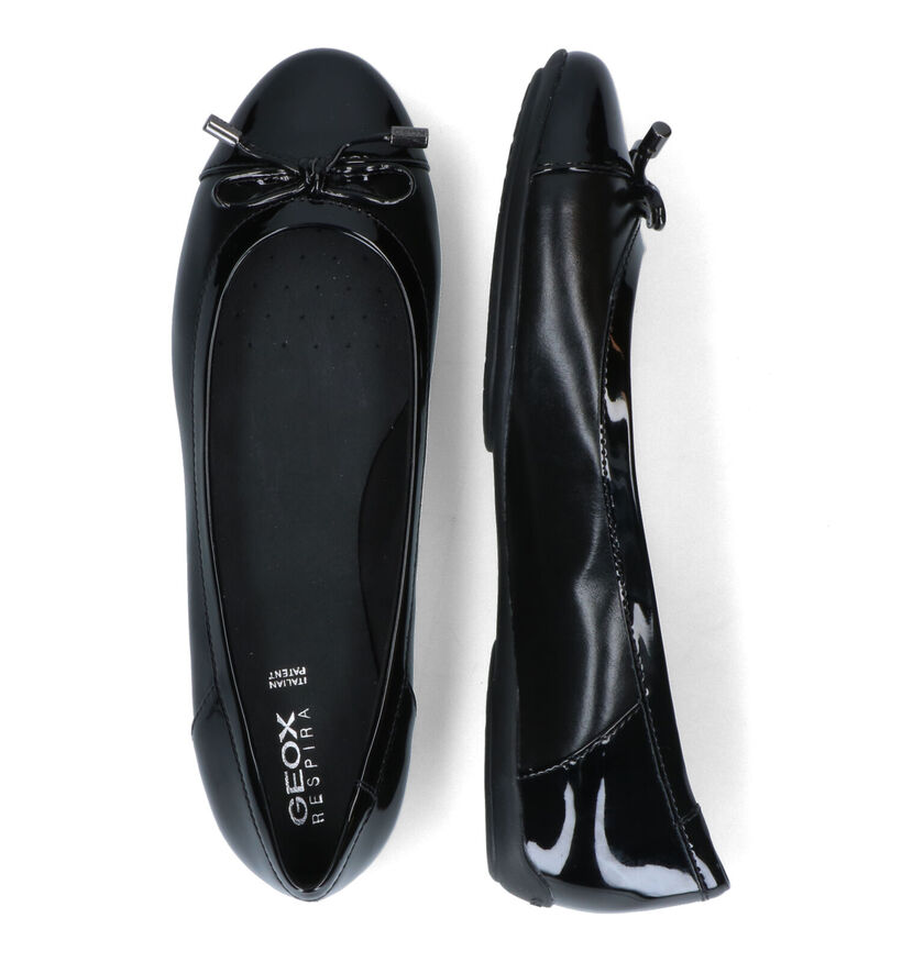 Geox Charlene Zwarte Ballerina's in kunstleer (316165)