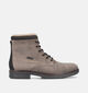 Rieker RiekerTEX Taupe Veterboots met Warme Voering voor heren (379833) - geschikt voor steunzolen