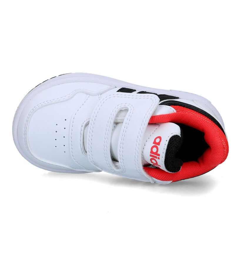 adidas Hoops 3.0 Witte Sneakers voor jongens (318805)