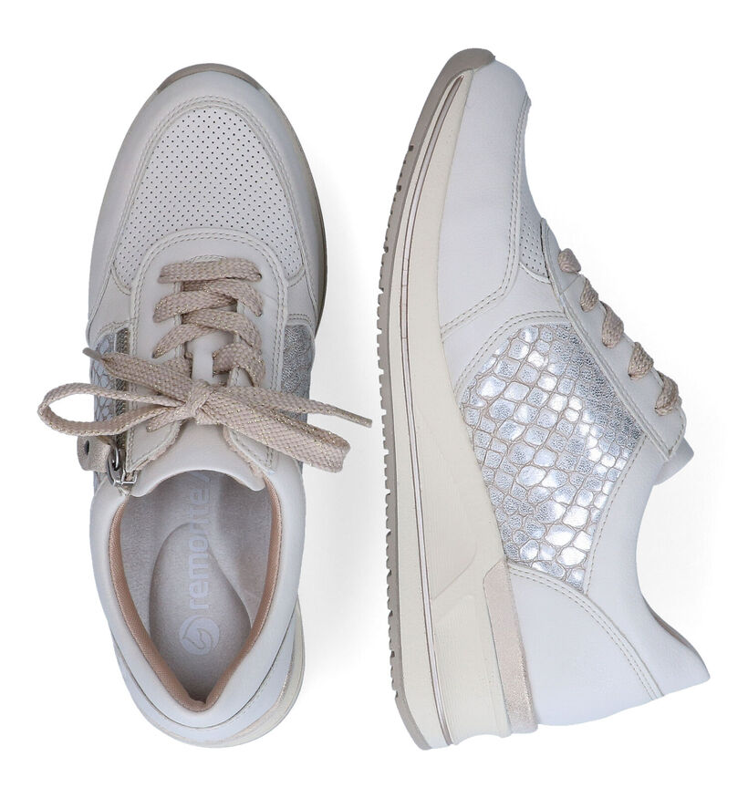 Remonte Witte Sneakers in kunstleer (302808)