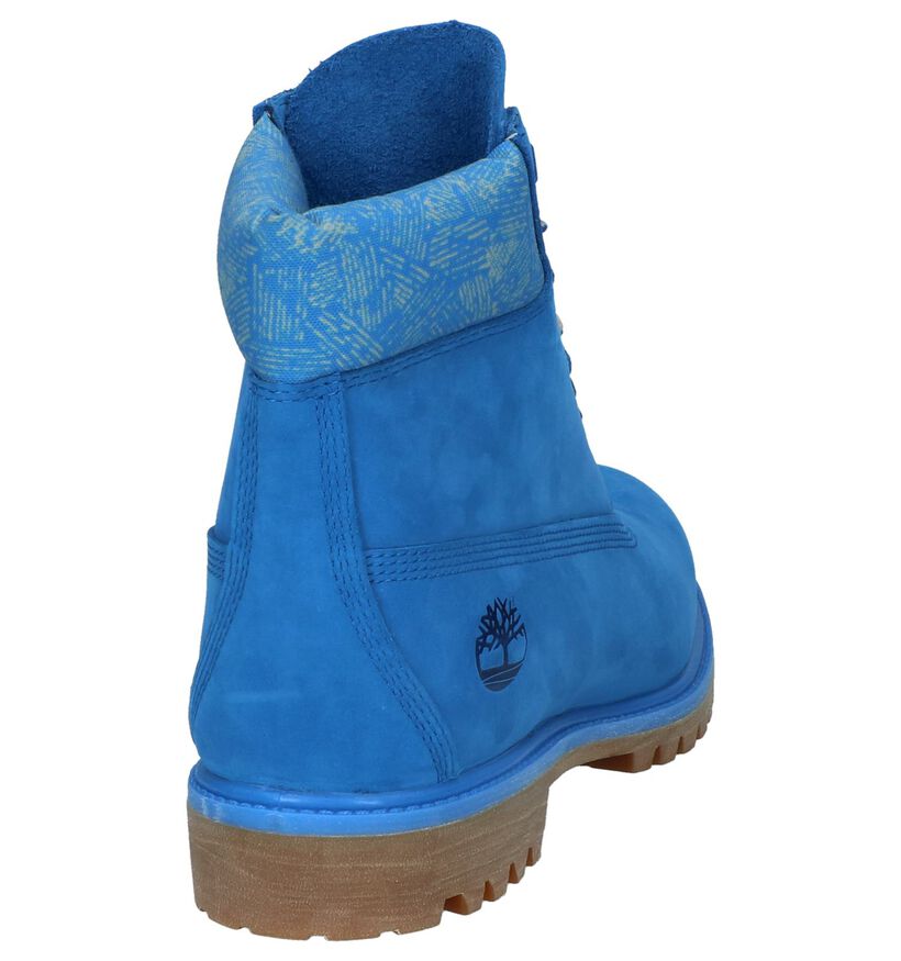 Blauwe Stoere Boots Timberland 6 Inch Premium in nubuck (207179)