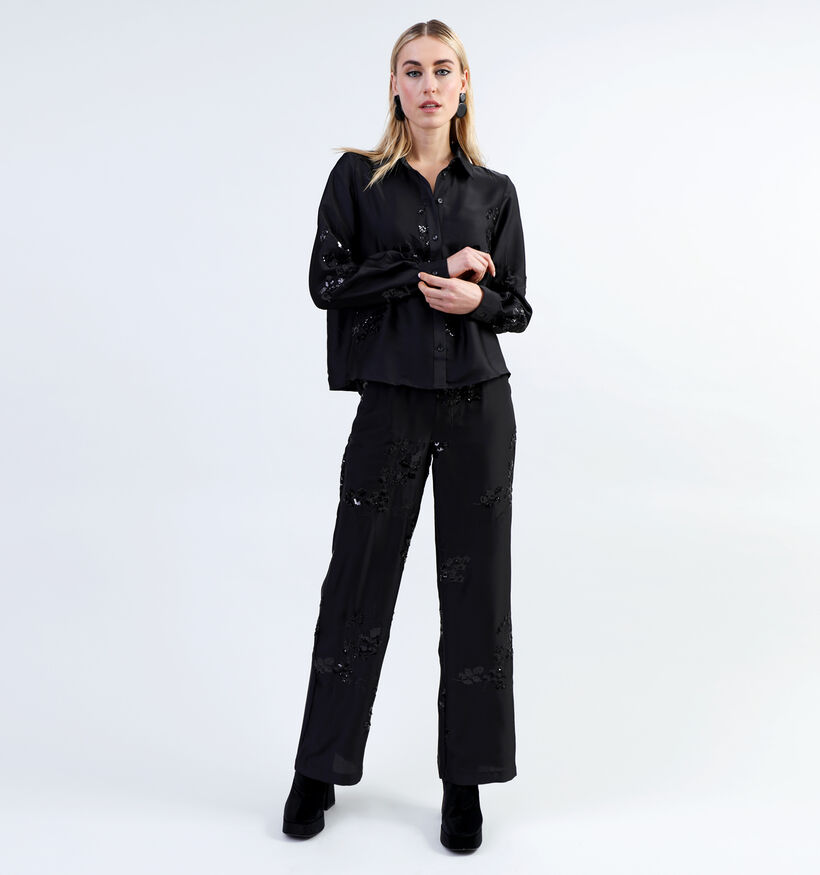 Vila Ravenna Chemise en Noir pour femmes (332564)