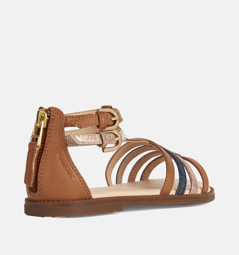 Geox Karly Sandales en Cognac pour filles (352946)