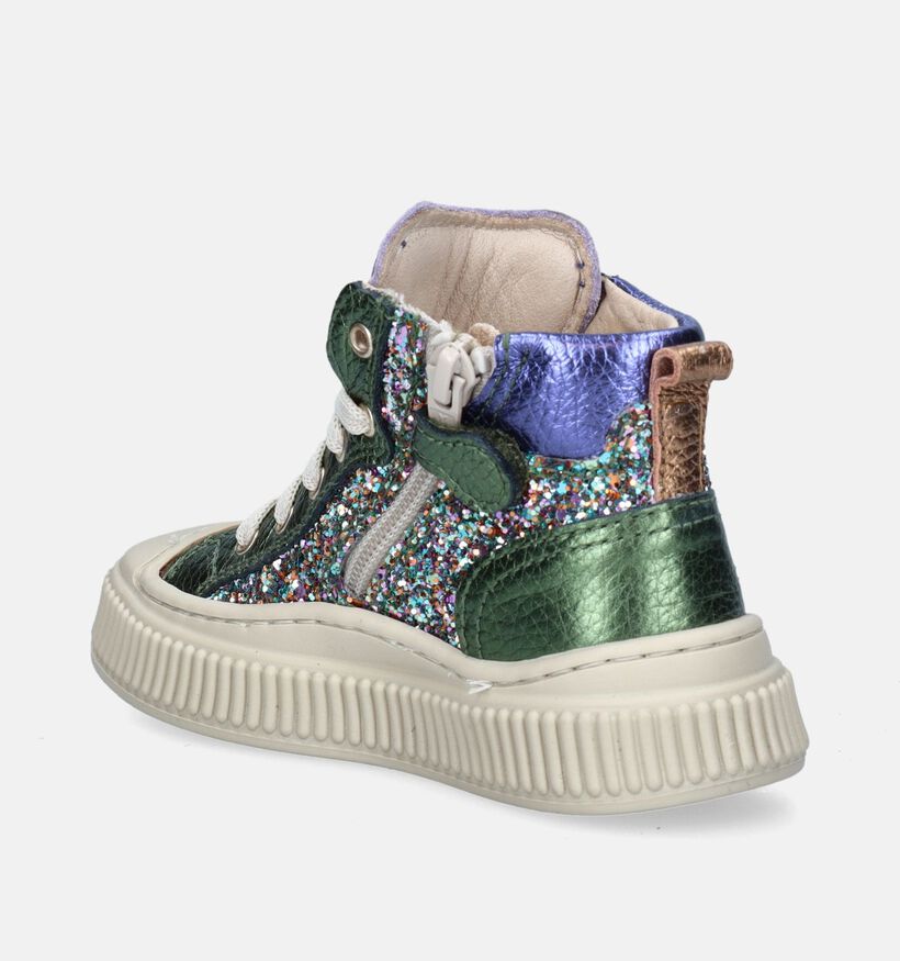 Beberlis Chaussures hautes en Vert pour filles (348103) - pour semelles orthopédiques