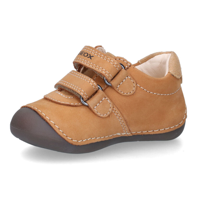 Geox Tutim Blauwe Babyschoentjes in nubuck (317575)