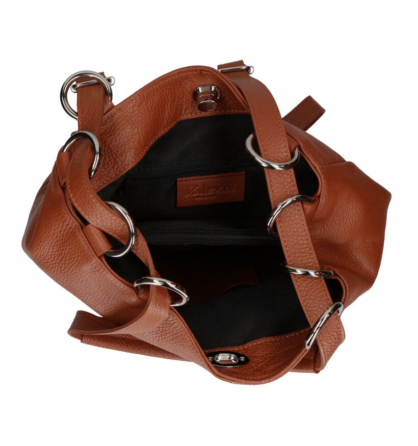 Time Mode Huz 24 Cognac Rugzak in leer (311020)