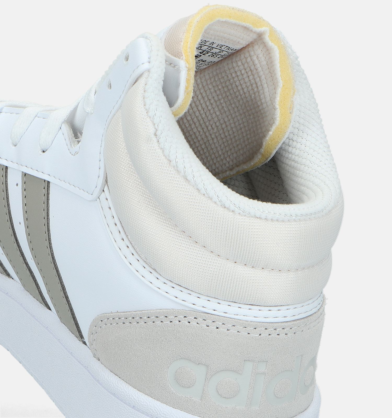 adidas Hoops 3.0 Mid Witte Sneakers | Heren Sneakers | Online op TORFS.BE