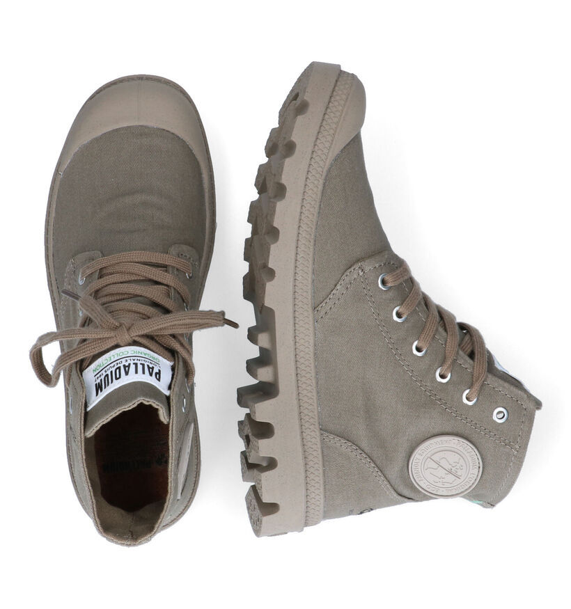 Palladium Pampa Bottines en Blanc pour femmes (303598) - pour semelles orthopédiques