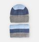 Little David Grijze/Blauwe Winterset (Muts en Sjaal) voor jongens (382976)