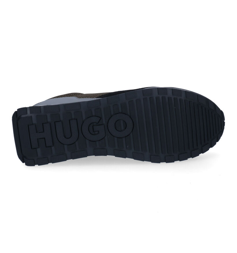 Hugo Icelin Runn Baskets en Noir pour hommes (303298) - pour semelles orthopédiques