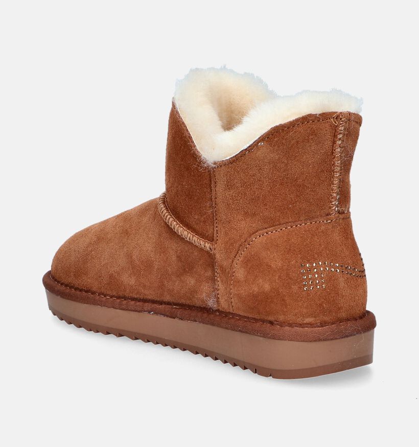Nathan-Baume Cognac Boots voor dames (348391)