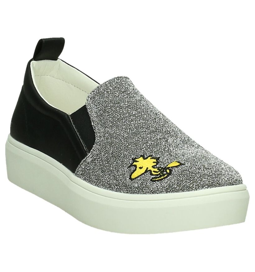 Zilveren Esprit Snoopy Slip-on Sneakers, , pdp