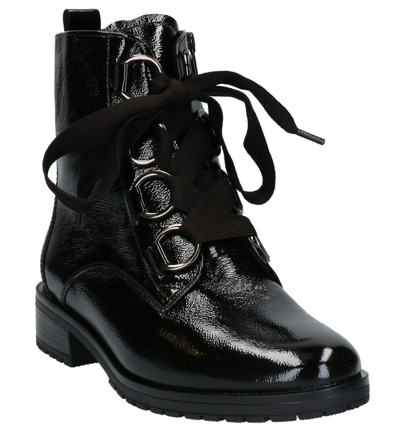 Gabor OptiFit Bottines en Noir en cuir (260236)