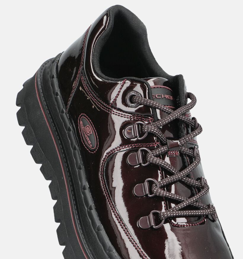 Skechers Jammers Cool Block Bordeaux Boots voor dames (376929)