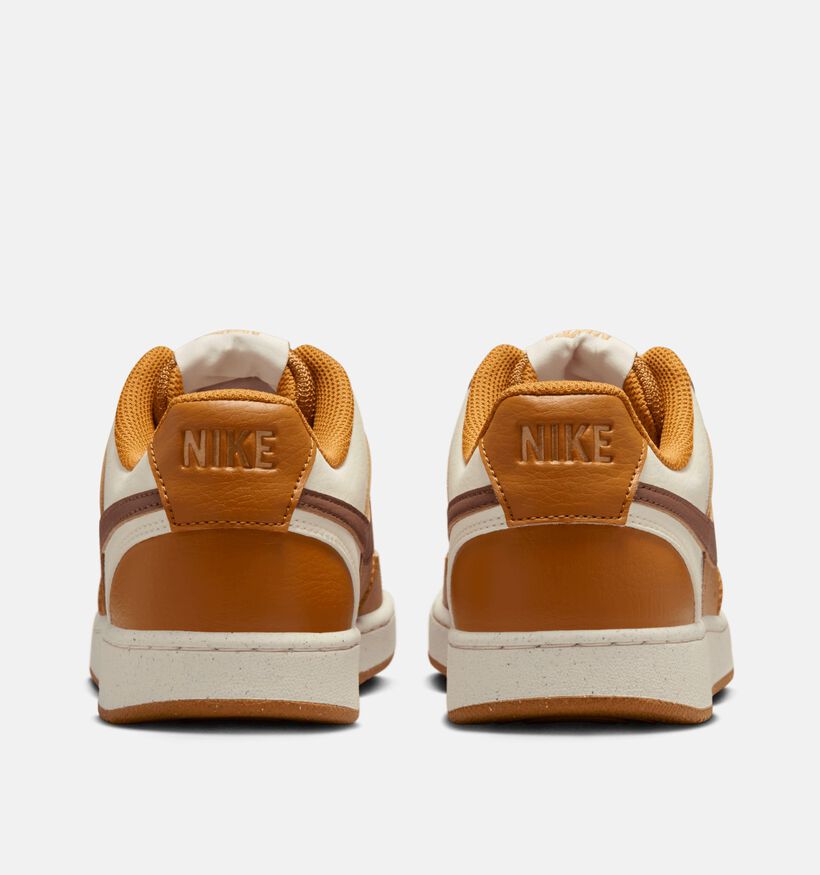 Nike Court Vision Low Cognac Sneakers voor dames (359905) - geschikt voor steunzolen