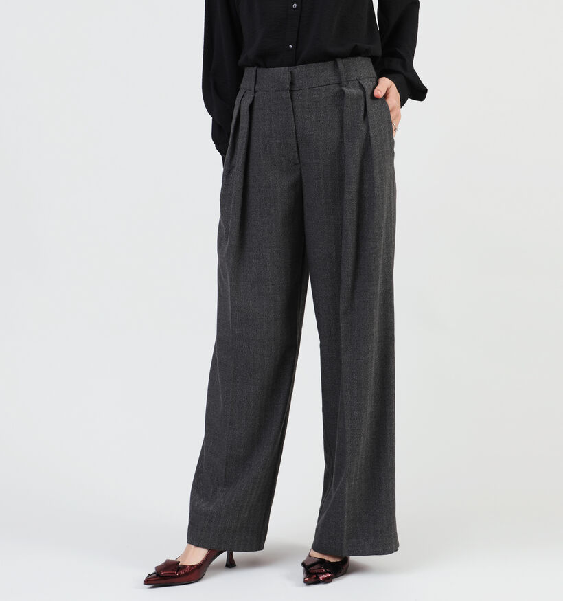 Vero Moda Emili Grijze Wijde broek L30 voor dames (354064)