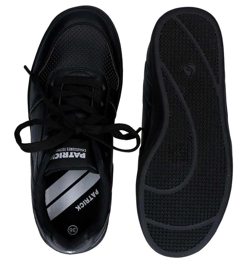 Patrick Zwarte Sneakers voor jongens, meisjes (326121)
