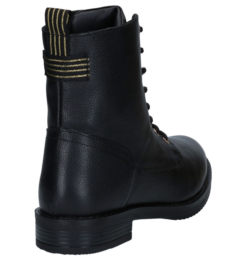 Poelman Conan Zwarte Boots in leer (291392)