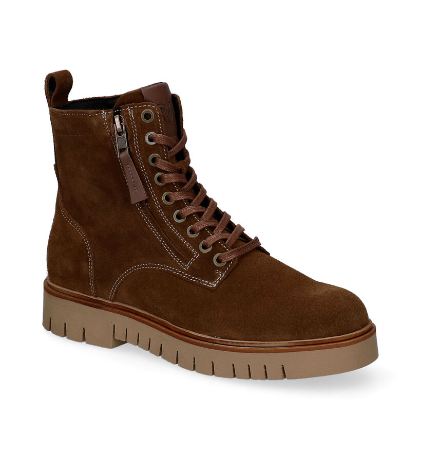 River Woods Aurelie Cognac Bottines in daim (298392)