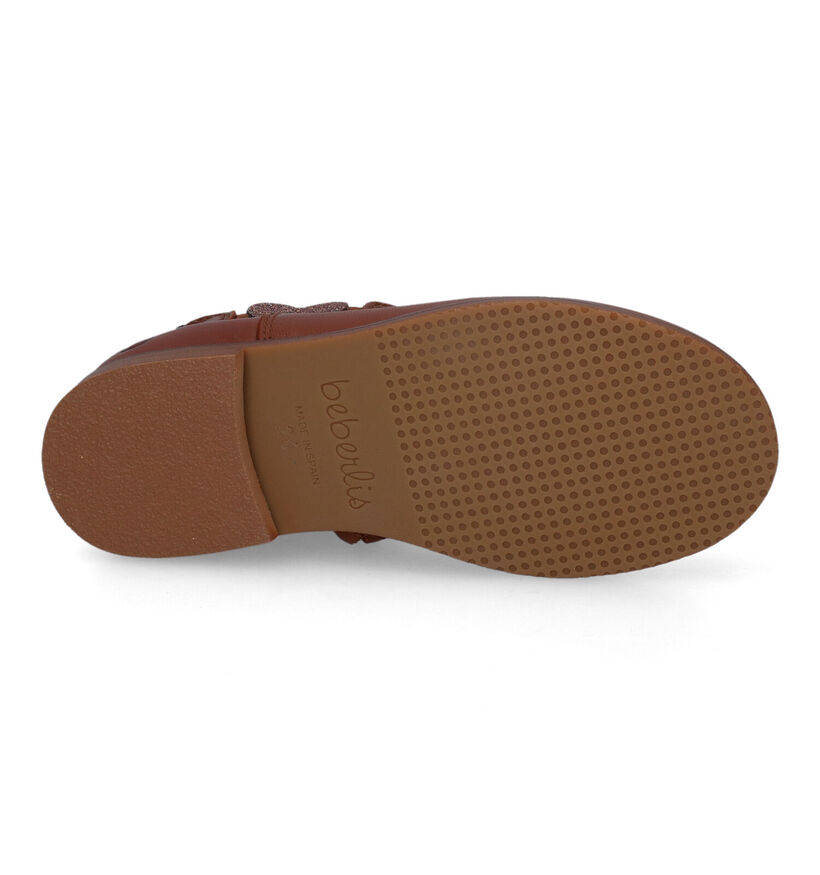 Beberlis Bottes courtes en Cognac en cuir (315700)