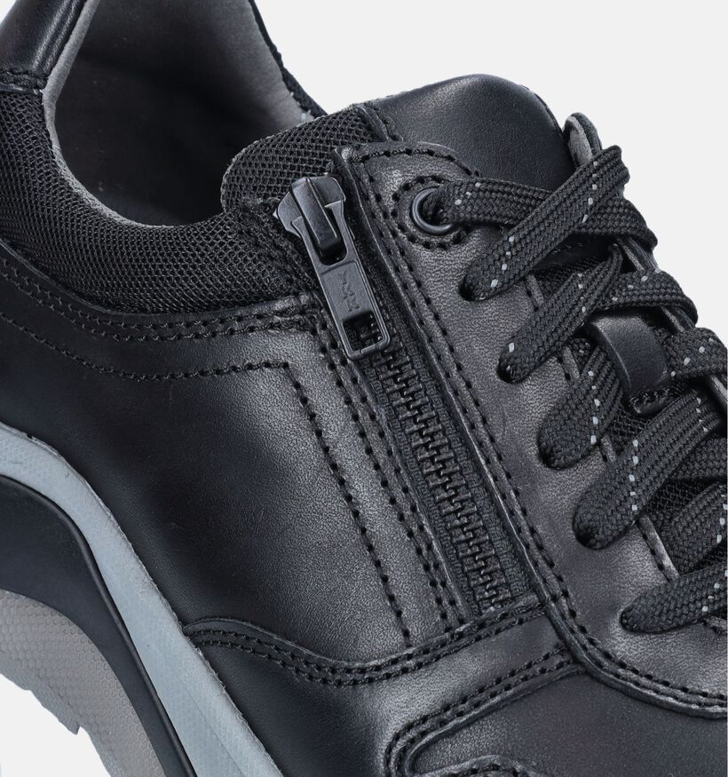 Pius Gabor Zwarte Veterschoenen voor heren (347467) - geschikt voor steunzolen