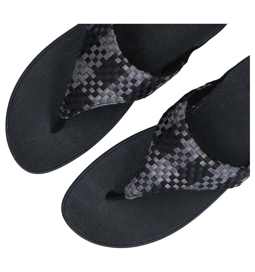 FitFlop Lulu Silky Roze Teenslippers in stof (286536)