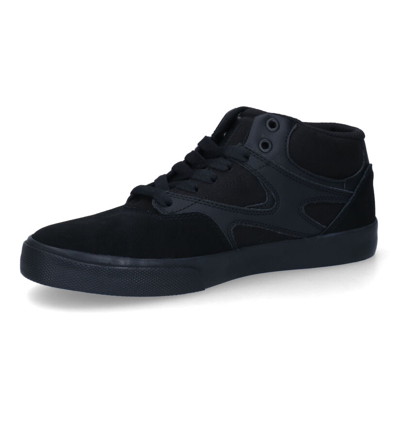 DC Shoes Kalis Vulc Mid Baskets en Noir pour hommes (303232) - pour semelles orthopédiques