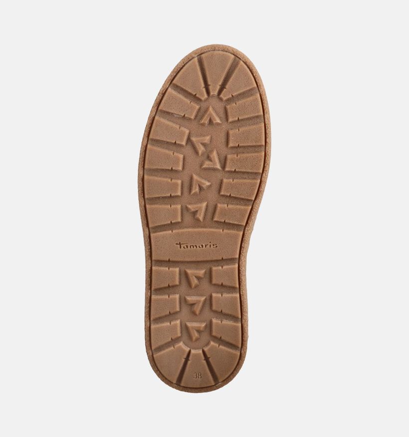 Tamaris Boots en Brun fonc&eacute; pour femmes (376728) - pour semelles orthop&eacute;diques