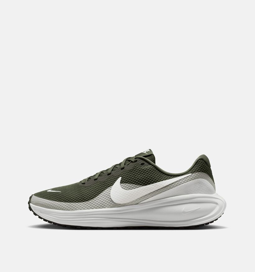 Nike Revolution 8 Baskets en Vert kaki pour hommes (369295) - pour semelles orthop&eacute;diques