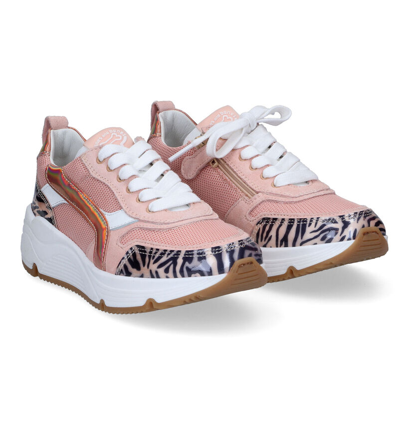 STONES and BONES Falcan Baskets en Rose pour filles (304135) - pour semelles orthopédiques