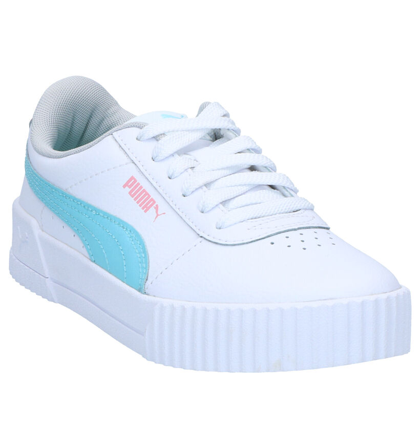 Puma Carina Witte Sneakers in kunstleer (276747)