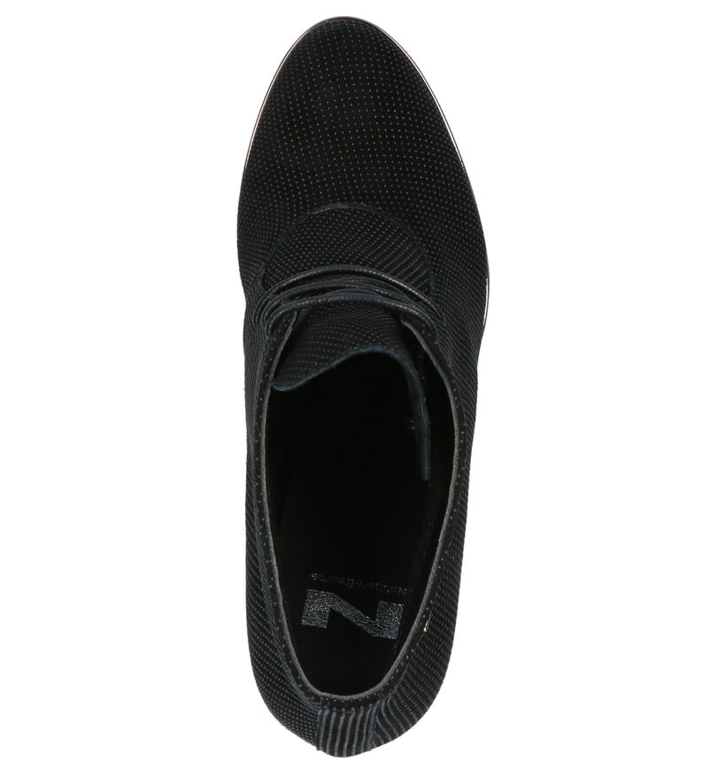 Nathan-Baume Zwarte Enkellaarzen in nubuck (262288)